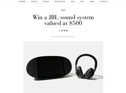 Win a JBL Sound System