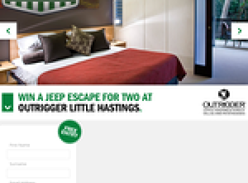 Win a Jeep escape for 2 at Outrigger Little Hastings!