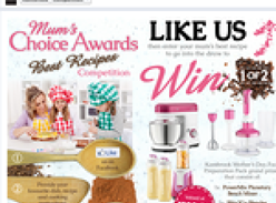 Win a Kambrook 'Mother's Day' food preparation pack or 1 of 10 $50 MYER gift cards!