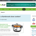 Win a Kambrook slow cooker!