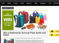 Win a Kathmandu Survival Pack worth over $300!