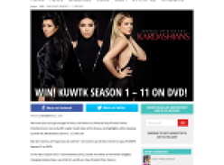 Win a 'Keeping Up With The Kardashians' season 1-11 DVD set!