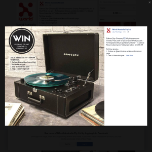 Win a Keepsake Deluxe portable turntable & cleaning kit, valued at $399!
