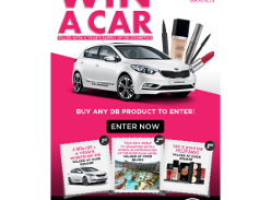 Win a Kia Cerato filled with a year's supply of 'Designer Brands' cosmetics, a trip for 4 to Singapore or 1 of 100 'Designer Brands' prize packs!