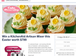 Win a KitchenAid Artisan mixer this Easter worth $799!