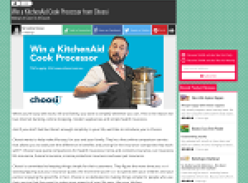 Win a KitchenAid Cook Processor!