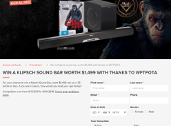 Win A Klipsch Sound Bar Worth $1,499