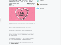 Win a Klipsch Voice Activated Speaker for Valentines Day!