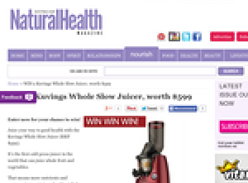 Win a Kuvings Whole Slow Juicer!