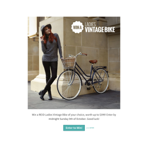 Win a ladies vintage bike!
