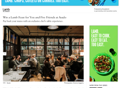 Win a Lamb Feast for You and Five Friends at Asado