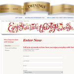 Win a large tea chest with Twinings!