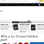 Win a Le Creuset kitchen pack!