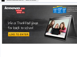 Win a Lenovo ThinkPad Yoga!