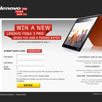 Win a Lenovo Yoga 3 Pro Laptop