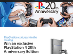 Win a limited edition 20th Anniversary PS4 console! 
