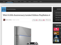 Win a limited edition 20th Anniversary PS4!