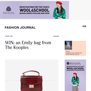 Win a Limited Edition Emily Bag