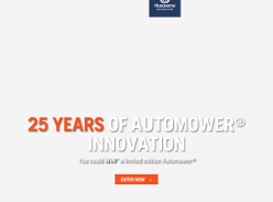 Win a Limited Edition Husqvarna 315X Automower