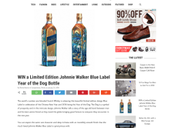 Win a Limited Edition Johnnie Walker Blue Label Year of the Dog Bottle