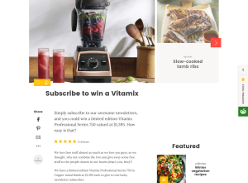 Win a Limited Edition Vitamix Professional Series 750
