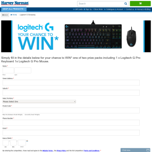 Win a Logitech G Pro Keyboard and Mouse