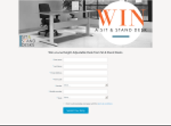 Win a Luna Height Adjustable Desk from Sit & Stand Desks