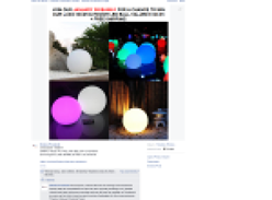 Win a Luxo 50cm outdoor LED Ball 