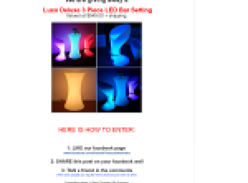 WIN a Luxo Deluxe 33 Piece LED Bar Setting