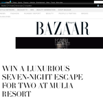 Win a luxurious 7-night escape for 2 at Mulia Resort!