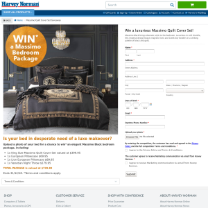 Win a luxurious Massimo Quilt Cover Set