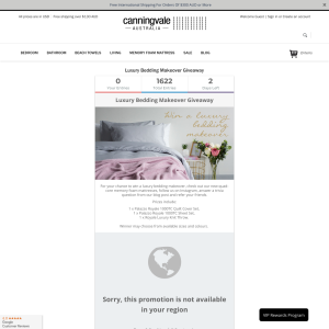 Win a luxury bedding makeover