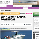 Win a luxury Carnic Power Boat!