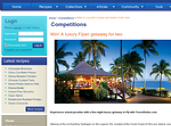 Win a luxury Fijian getaway for two!