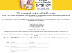 Win a luxury gift pack from Mr & Mrs Jones