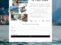 Win a luxury trip to Lake Como!