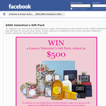Win a luxury Valentine's gift pack valued at $500!