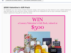 Win a luxury Valentine's gift pack valued at $500!