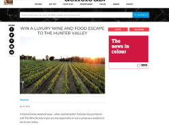 Win a Luxury Wine & Food Escape to the Hunter Valley