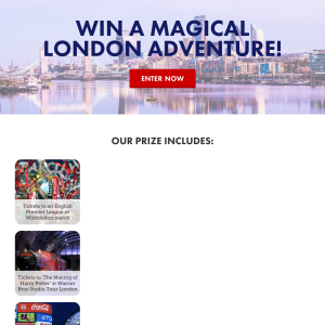Win a Magical London Adventure for 2 Worth $10,000