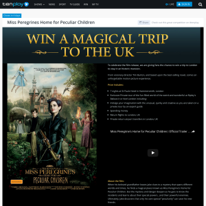 Win a magical trip to the UK!
