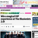 Win a magical VIP experience at The Illusionists 2.0!