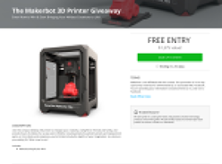 Win a MakerBot 3D printer!