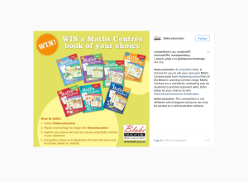 Win a 'Maths Centres' book of your choice!