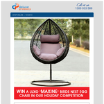 Win a 'Maxine' Birds Nest Egg Chair