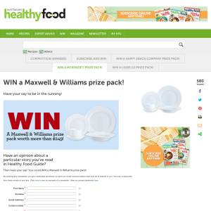 Win a 'Maxwell & William' prize pack!