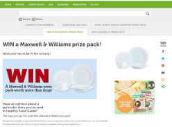 Win a 'Maxwell & William' prize pack!