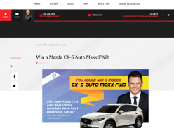 Win a Mazda CX-5 Auto Maxx FWD
