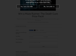 Win a Maze Runner: The Death Cure pack