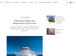 Win a Mediterranean Cruise +Emirates Flights